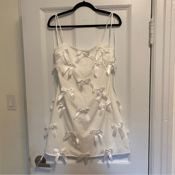 Anthropologie Hutch Halter Bow Mini Dress *Never Worn* - Picture 6 of 6